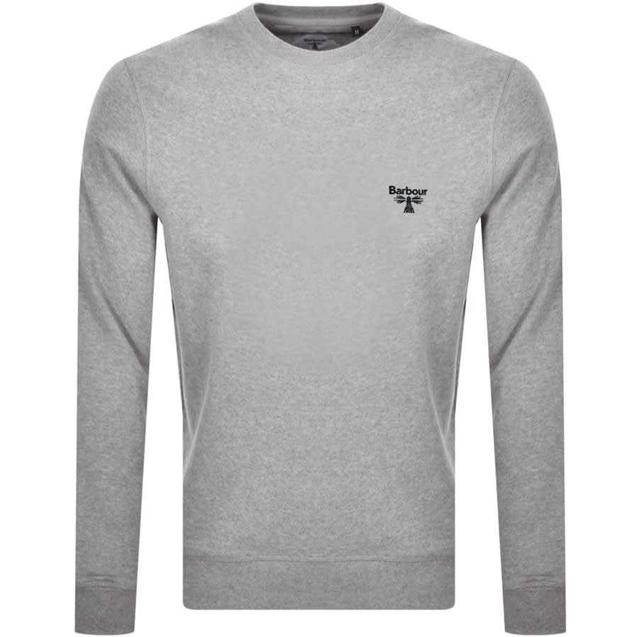 Alternative Image for ProductBarbour Beacon Crew Neck Sweatshirt Grey1